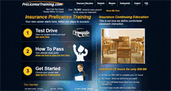 Desktop Screenshot of prelicensetraining.com